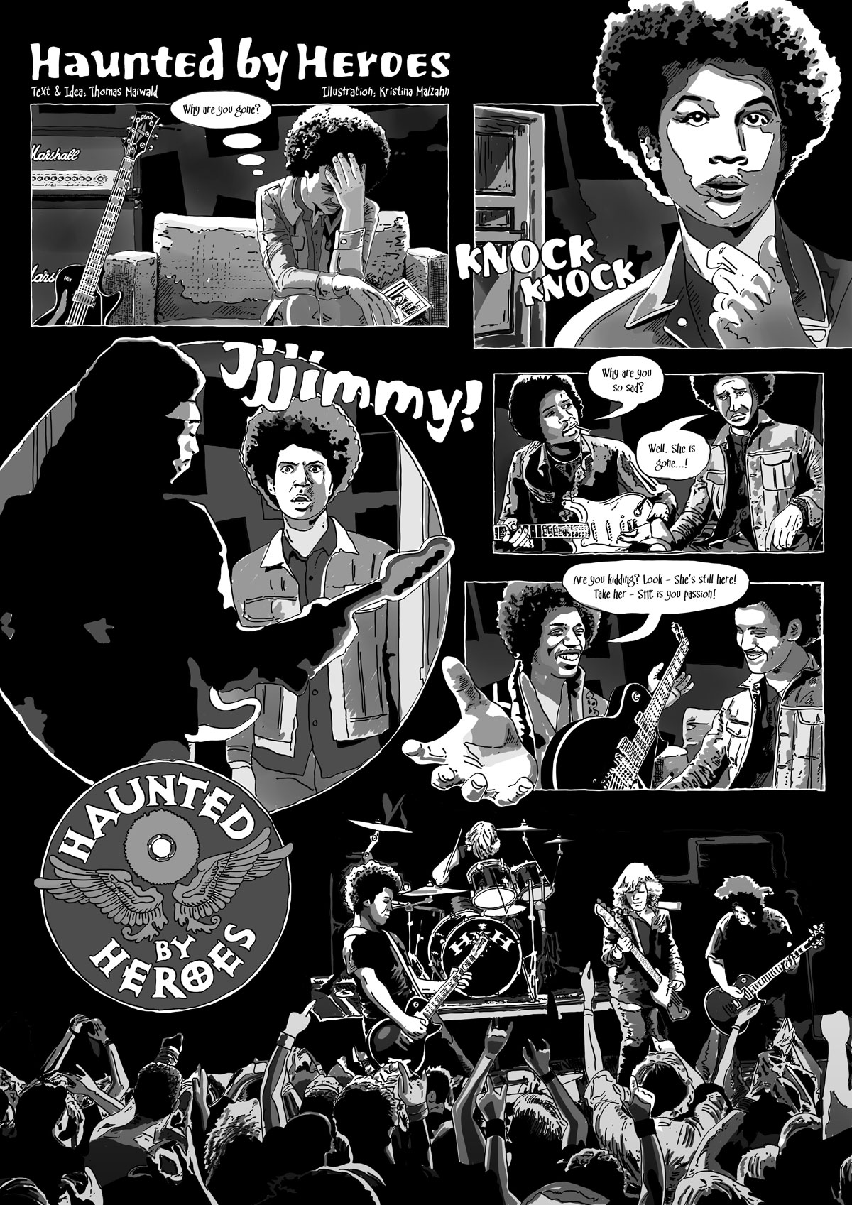 Comic Strip - Haunted by Heroes - von Kristina Malzahn und Thomas Maiwald
